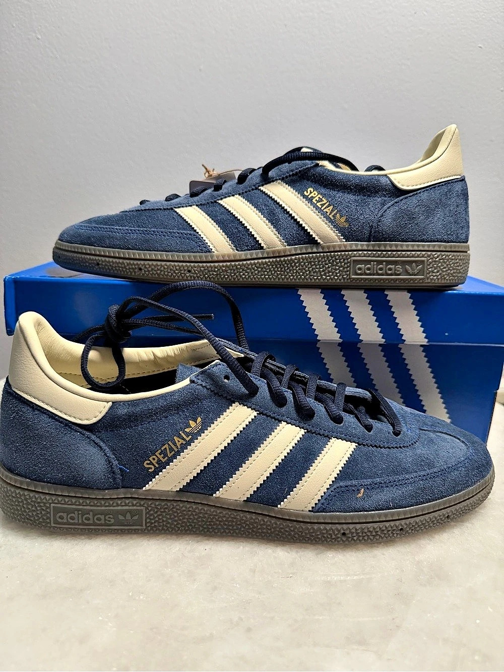 adidas Handball Spezial Sneakers Blue & Cream US 11 NWT